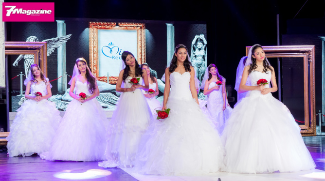 Moments émotion sur Miss Réunion: les robes de soirée et de mariée Moments émotion sur Miss Réunion: les robes de soirée et de mariée
