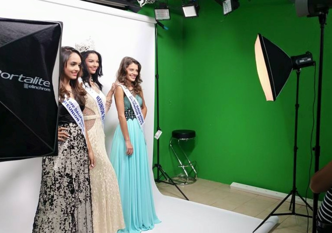 Séance de photos officielles pour Miss Réunion et ses dauphines Séance de photos officielles pour Miss Réunion et ses dauphines