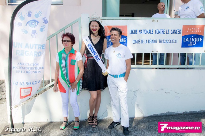 Miss Réunion soutient les malades du cancer
