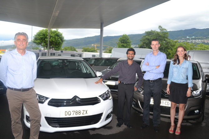 Lors de la présentation presse avec les responsables de CFAO Motors (Citroën Réunion) Lors de la présentation presse avec les responsables de CFAO Motors (Citroën Réunion)