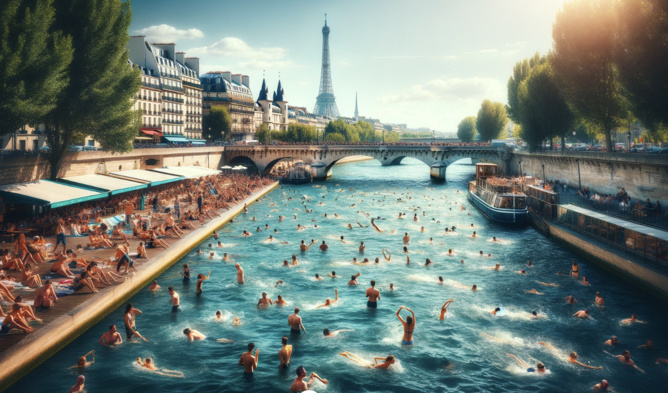 Le plongeon promis d'Anne Hidalgo dans la Seine aura-t-il lieu? Le plongeon promis d'Anne Hidalgo dans la Seine aura-t-il lieu?