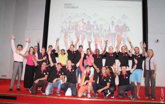 Présentation des invités de marque du Dodo Trail au siège de la MCB à Ebene Présentation des invités de marque du Dodo Trail au siège de la MCB à Ebene