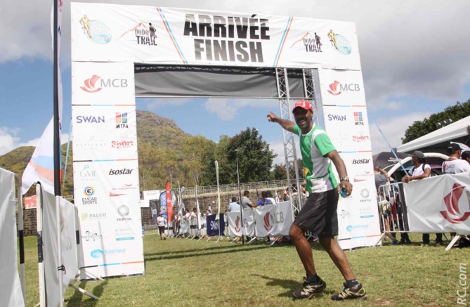 Charles-Alfred Gibralta, du CA Plaine des Cafres, 2ème des 25 km chez les V1 Charles-Alfred Gibralta, du CA Plaine des Cafres, 2ème des 25 km chez les V1
