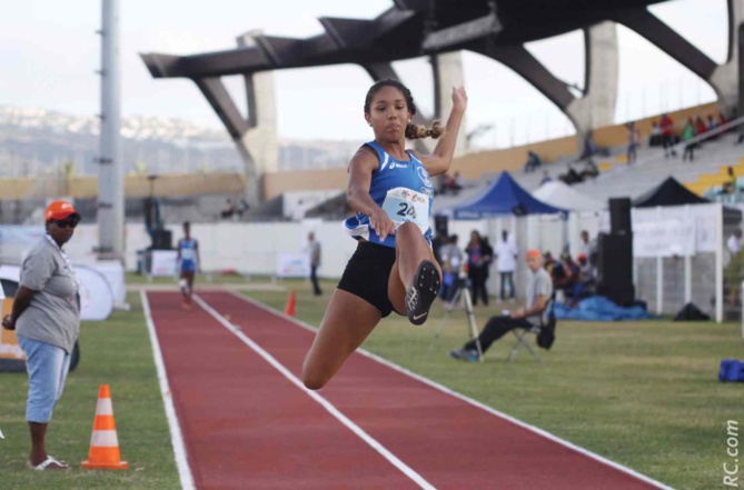 Valérie Jard réalise 5,70m et prend la 3ème place de la longueur
