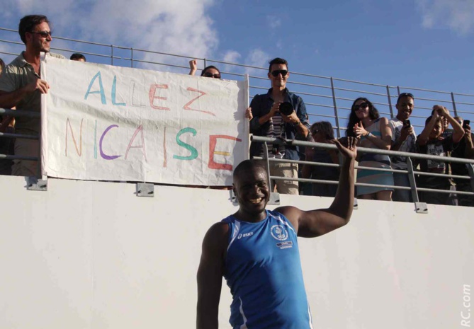 Jannet Nicaise offre à la Réunion une médaille d'or au disque, lancé à 50,80m Jannet Nicaise offre à la Réunion une médaille d'or au disque, lancé à 50,80m