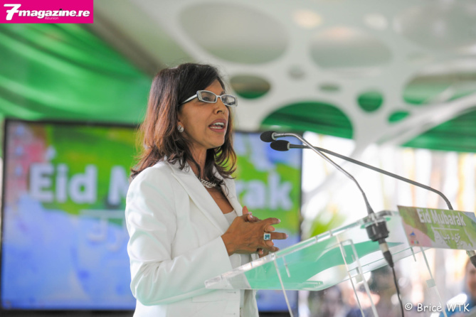 Fête de l'Eid à la Villa du Département <br>Miss Réunion invitée par la présidente Nassimah Dindar Fête de l'Eid à la Villa du Département <br>Miss Réunion invitée par la présidente Nassimah Dindar