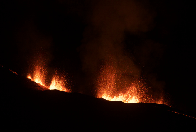 Le volcan refait son show...