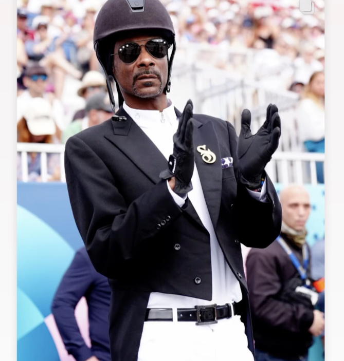 Snoop Dogg, magnifique en cavalier pour les JO Snoop Dogg, magnifique en cavalier pour les JO