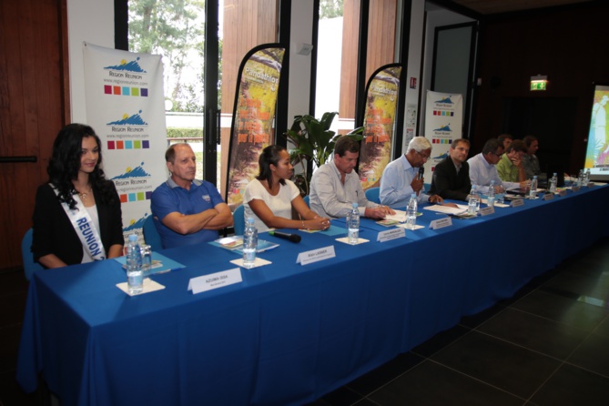 Lors de la conférence de presse de présentation de l'événement Lors de la conférence de presse de présentation de l'événement