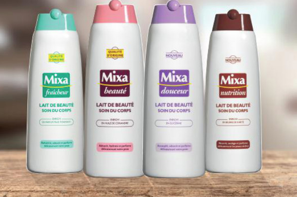 Mixa: nouveaux parfums pour les laits de beauté