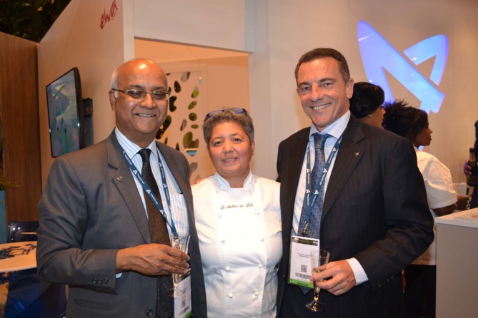 Marie-Joseph Malé, Evelyne Lee, et Jean-Marc Grazzini