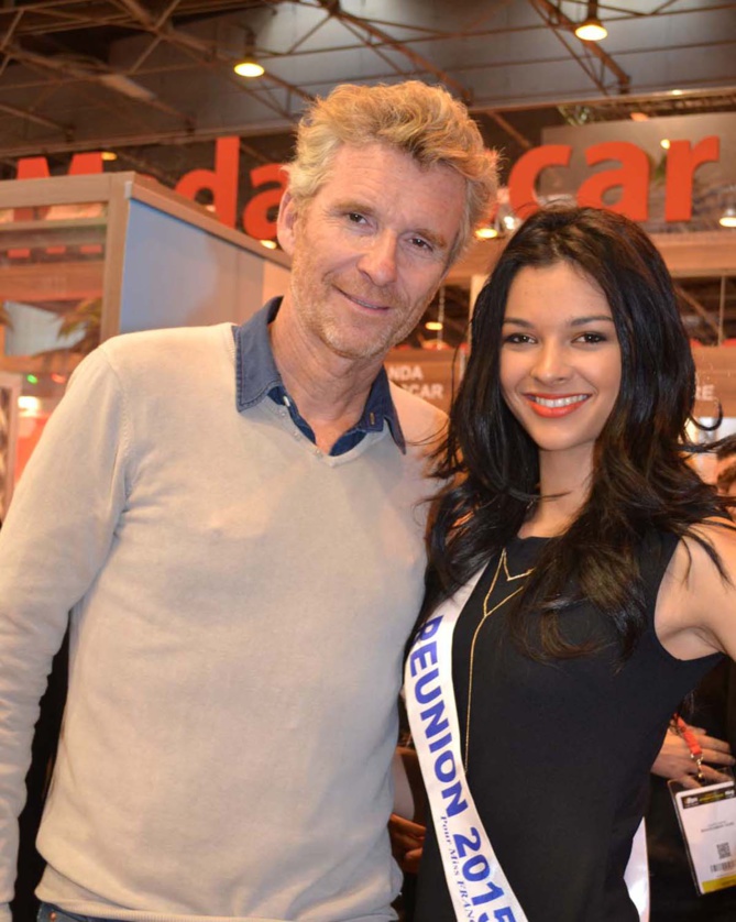Miss Réunion avec le célébrissime Denis Brogniart Miss Réunion avec le célébrissime Denis Brogniart