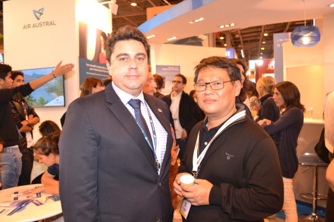 Pascal Viroleau, directeur des Iles Vanille, et Alfred Chane Pane, président ICP Roto Pascal Viroleau, directeur des Iles Vanille, et Alfred Chane Pane, président ICP Roto