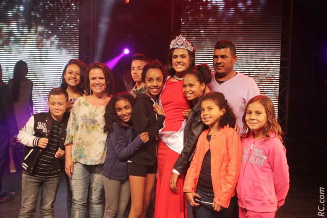 Anaïs Picard et sa famille venue la soutenir Anaïs Picard et sa famille venue la soutenir