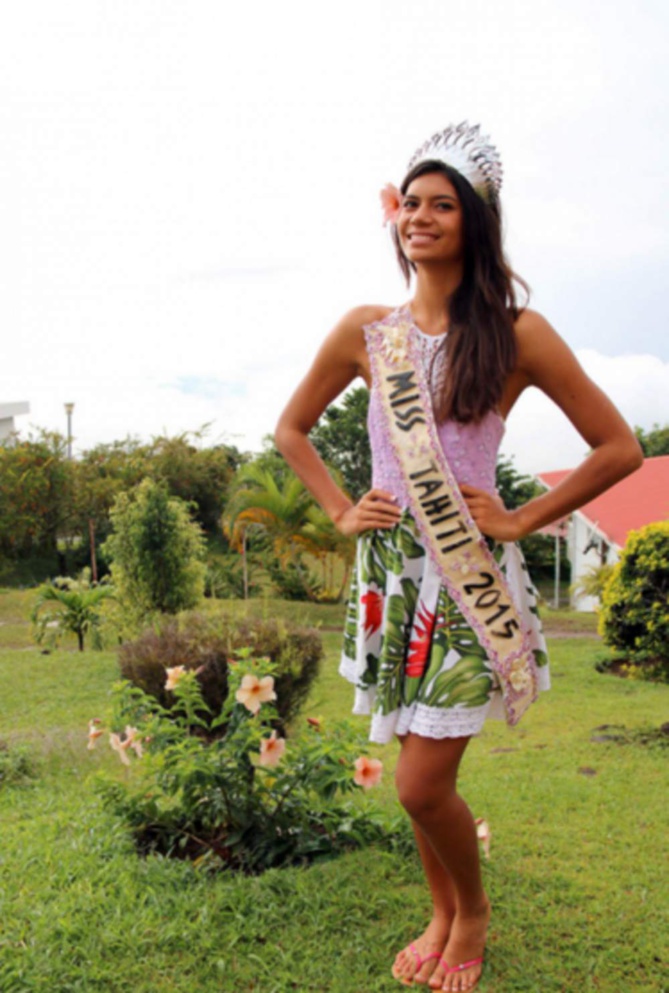 Vaimiti Teiefitu, Miss Tahiti 2015