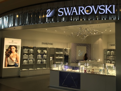 Le magasin Swaroski à Jumbo Duparc Le magasin Swaroski à Jumbo Duparc