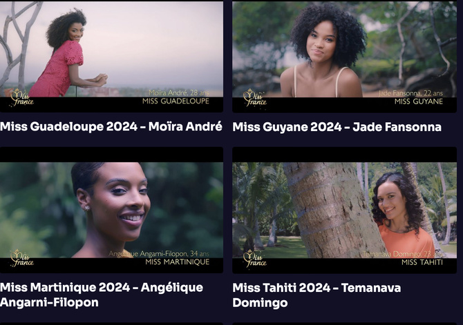 Miss France 2025 : les candidates des Dom Tom à l'honneur Miss France 2025 : les candidates des Dom Tom à l'honneur