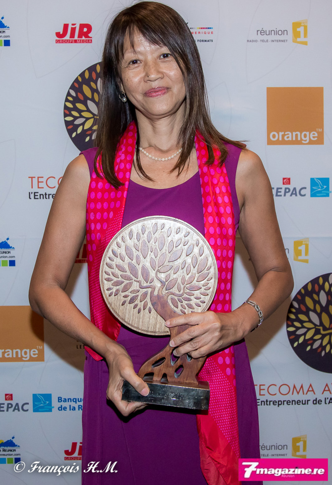 Marie-Rose Won-Fah-Hin de l'AURAR, lauréate 2015 du Tecoma Award