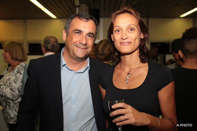 Olivier Bajard, directeur de la SHLMR, et son épouse