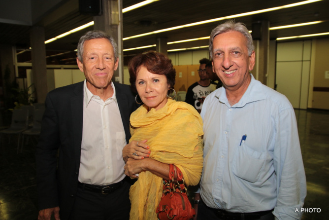 Guy-Luc Santoni et son épouse, avec Aziz Patel Guy-Luc Santoni et son épouse, avec Aziz Patel