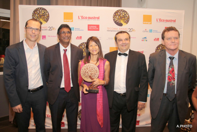 Marie-Rose Won-Fah-Hin, fière de son trophée Marie-Rose Won-Fah-Hin, fière de son trophée