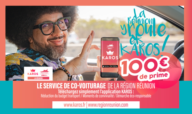La Réunion y roule ek Karos ! Le service de covoiturage de la Région Réunion La Réunion y roule ek Karos ! Le service de covoiturage de la Région Réunion