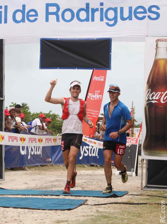 Le champion Sud-Africain Ryan Sandes garde un bon souvenir de Rodrigues. Le champion Sud-Africain Ryan Sandes garde un bon souvenir de Rodrigues.