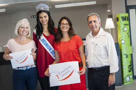 Miss Réunion marraine d’«Un ti marmaille Un sourire» Miss Réunion marraine d’«Un ti marmaille Un sourire»