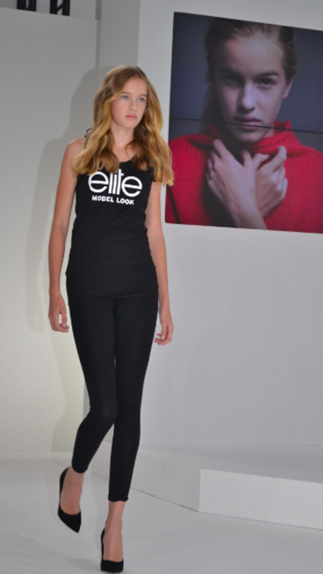 Léia lors de son premier passage Léia lors de son premier passage