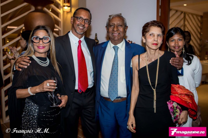 Anny et Joël Narayanin, Jean-Paul Virapoullé et son épouse Yvette Anny et Joël Narayanin, Jean-Paul Virapoullé et son épouse Yvette
