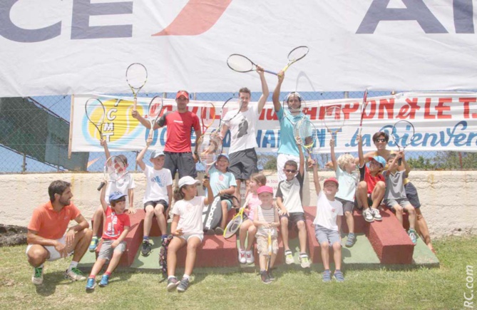 « Bonne ambiance » a dit Eric Guiraud. La preuve...