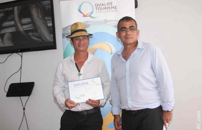 Guid' A Nou (Guide touristique) à la Plaine des Palmistes