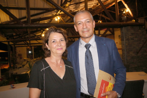 Jean-François Lebon et son épouse Jean-François Lebon et son épouse