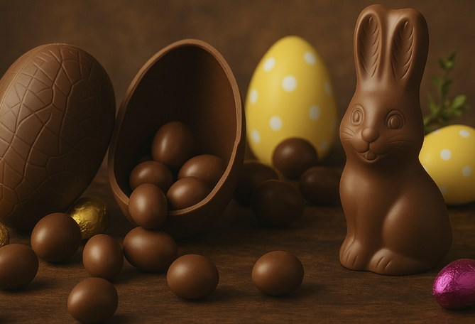 Le chocolat de Pâques : une gourmandise qui fait du bien Le chocolat de Pâques : une gourmandise qui fait du bien