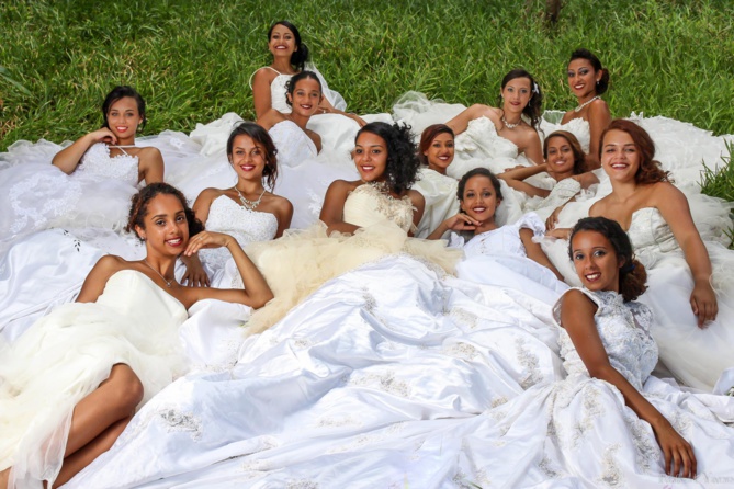 Mademoiselle Réunion<br> Les 14 candidates Mademoiselle Réunion<br> Les 14 candidates