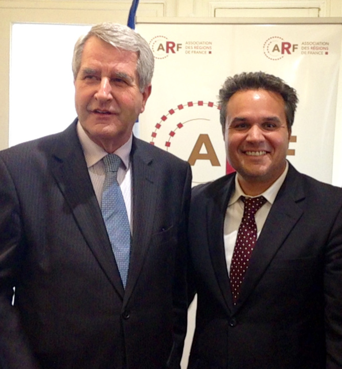 Didier Robert avec le président Philippe Richert