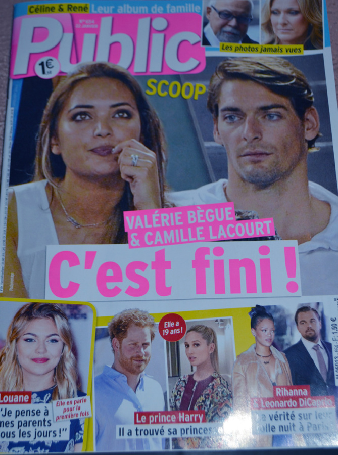 En Une de Public<br> Valérie Bègue/Camille Lacourt, c'est fini! En Une de Public<br> Valérie Bègue/Camille Lacourt, c'est fini!