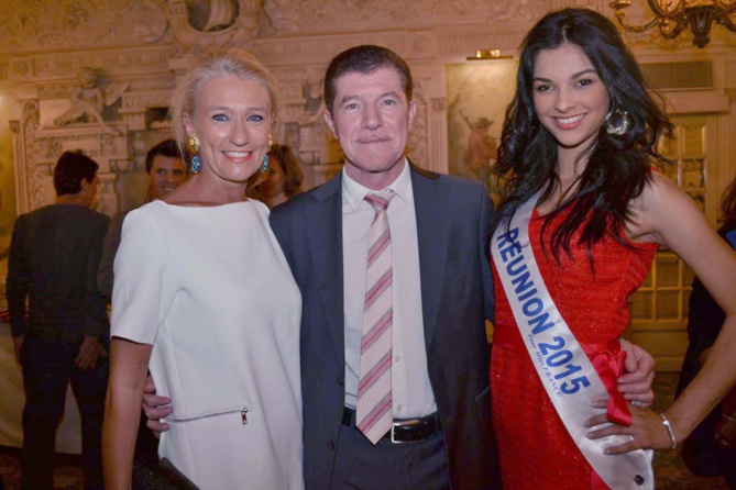 Catherine Ronin, Marcelino Burel et Miss Réunion 2015