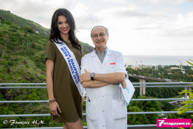 Azuima Issa et le Dr Tawfiq Henni, président de CME Azuima Issa et le Dr Tawfiq Henni, président de CME