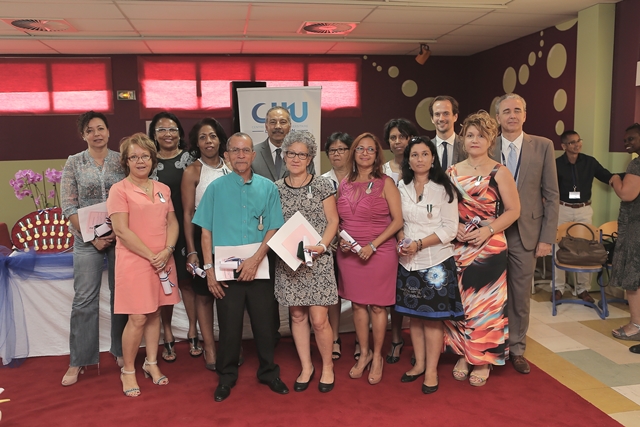 Les médaillés Argent du CHU Sud Réunion