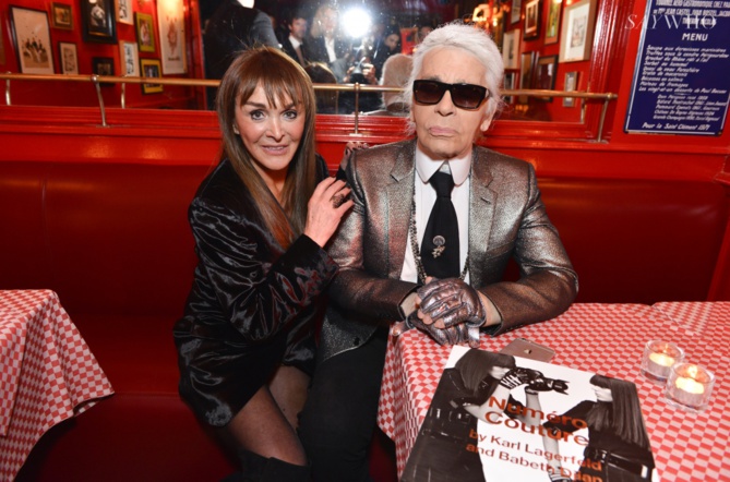 Babeth Djian, Karl Lagerfeld Babeth Djian, Karl Lagerfeld