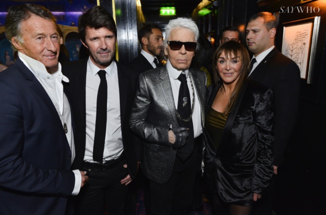 Paul-Emmanuel Reiffers, Karl Lagerfeld, Babeth Djian, Eric Pfunder Paul-Emmanuel Reiffers, Karl Lagerfeld, Babeth Djian, Eric Pfunder