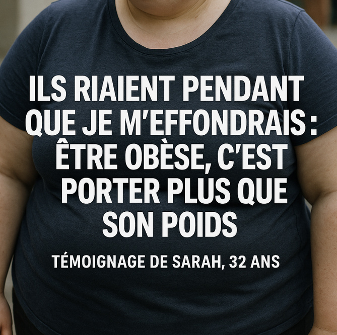 Témoignage : " Etre obèse, c'est porter plus que son poids" Témoignage : " Etre obèse, c'est porter plus que son poids"