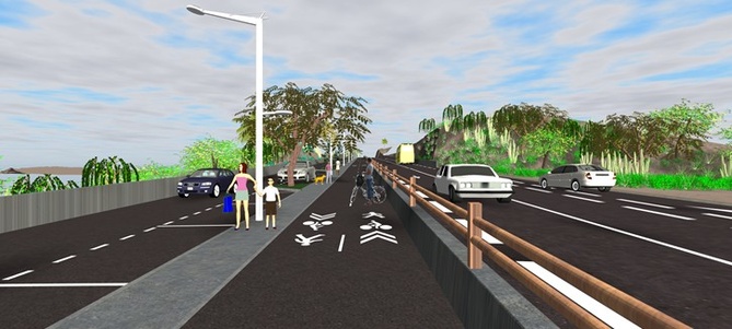 RN1A – Création d’une voie verte entre Carosse et Chic Escale RN1A – Création d’une voie verte entre Carosse et Chic Escale