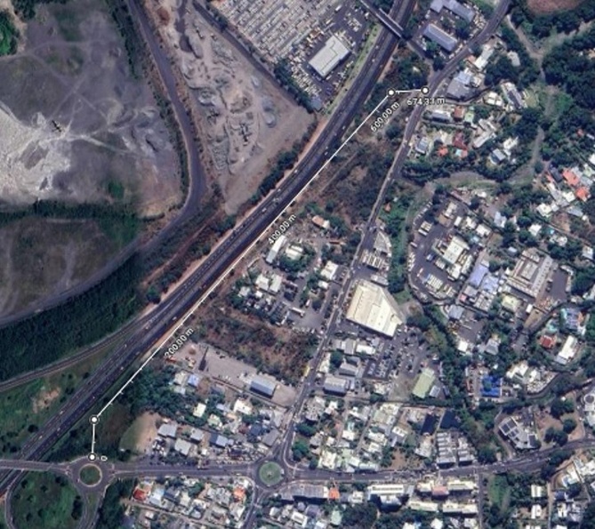 RN1 - Création d’une voie verte au droit du Chemin des Anglais entre la RN1001 et la rue Lumumba RN1 - Création d’une voie verte au droit du Chemin des Anglais entre la RN1001 et la rue Lumumba