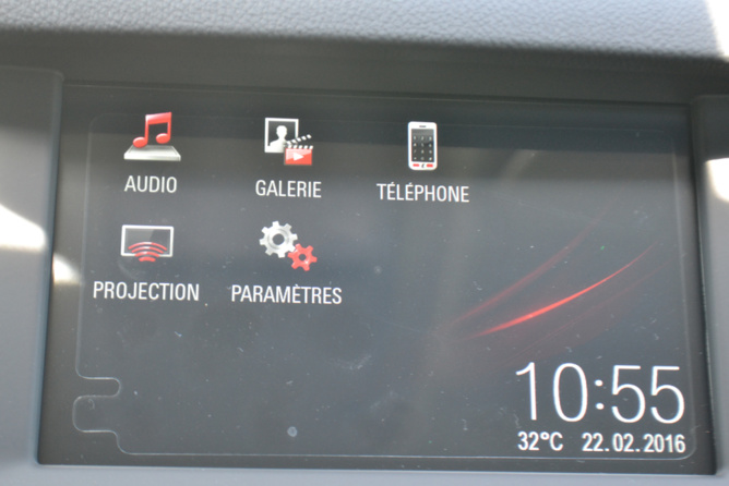 L'écran central à réglages multiples L'écran central à réglages multiples