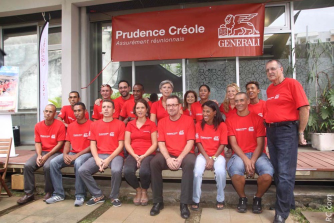 Le Team Prudence et quelques uns de ses plus fervents supporters…