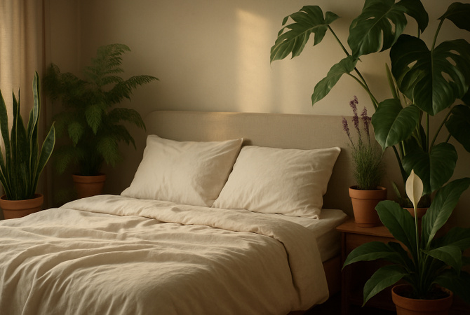 Dormir avec des plantes dans la chambre : bonne ou mauvaise idée ? Dormir avec des plantes dans la chambre : bonne ou mauvaise idée ?