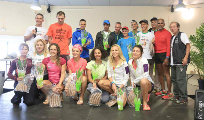 Les différents vainqueurs du Trail du Volcan 2015. La plupart d'entre eux vont remettre le couvert Les différents vainqueurs du Trail du Volcan 2015. La plupart d'entre eux vont remettre le couvert