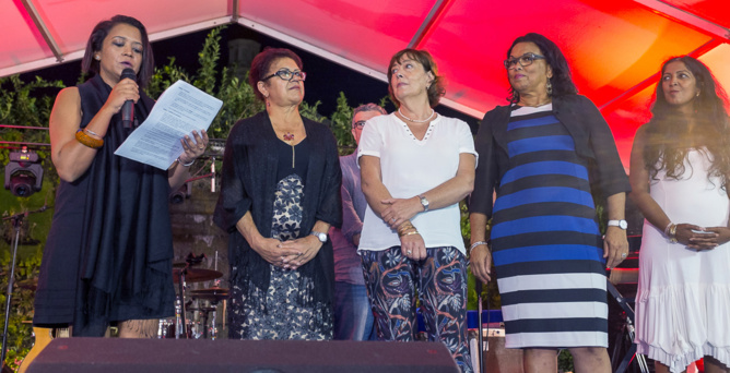 Prix Célimène à la Villa du Département<br>Anne Béguin, Marine Kerbidy, Gladys Louis et Adelaide Grondin récompensées